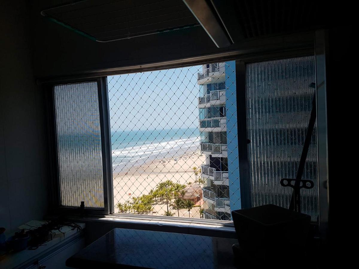 Apto C Vista Incrivel Para O Mar, Praia Grande Sp Εξωτερικό φωτογραφία