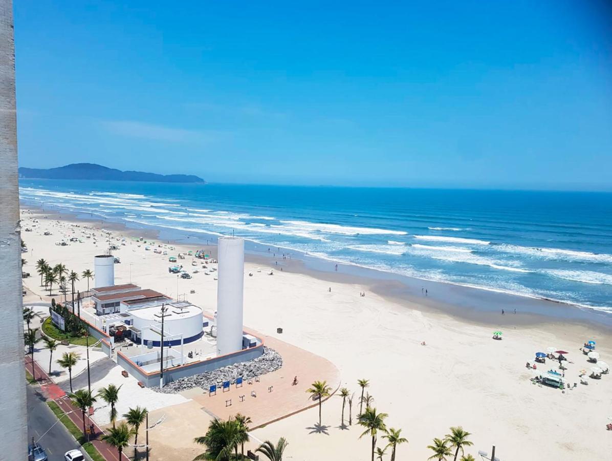 Apto C Vista Incrivel Para O Mar, Praia Grande Sp Εξωτερικό φωτογραφία